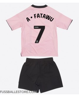 Günstige Leicester City Issahaku Fatawu #7 3rd trikot Kinder 2025-26 Kurzarm (+ Kurze Hosen)